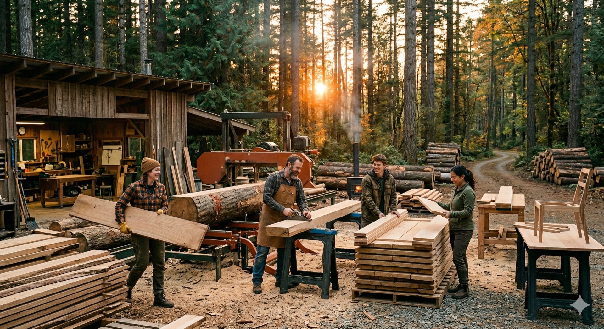 Farnsworth Lumber website design by GridSync